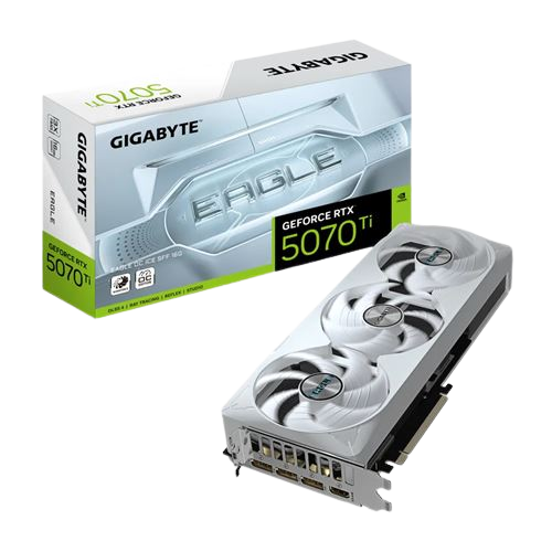 Carte graphique Gigabyte Nvidia GeForce RTX 5070 Ti EAGLE OC ICE SFF 16G
